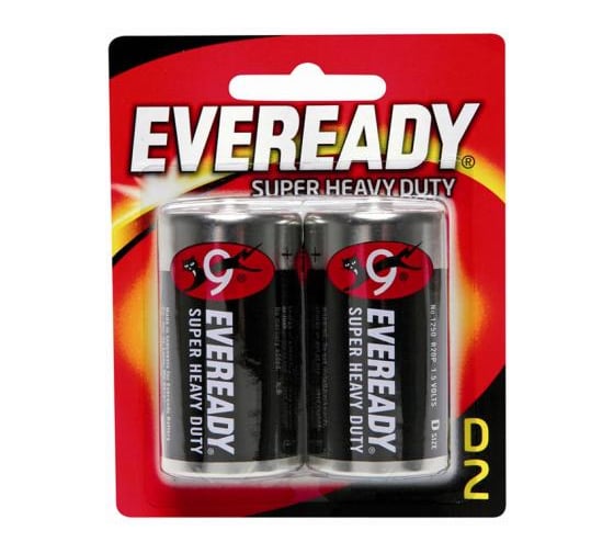 Батарейки Energizer EVEREADY SHD D/R20 2 шт/бл 7638900083613 1