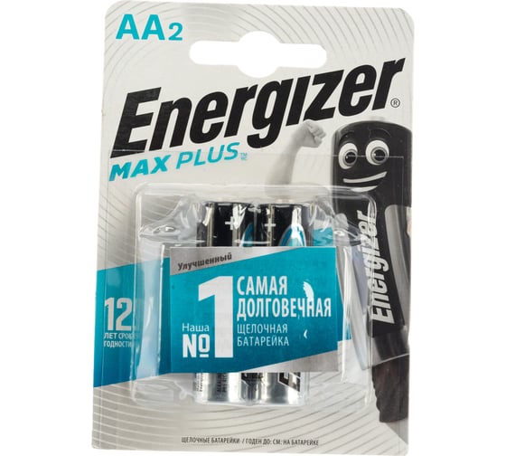 Батарейки Energizer MAX Plus E92/AA 2 шт/бл Alkaline 7638900423198