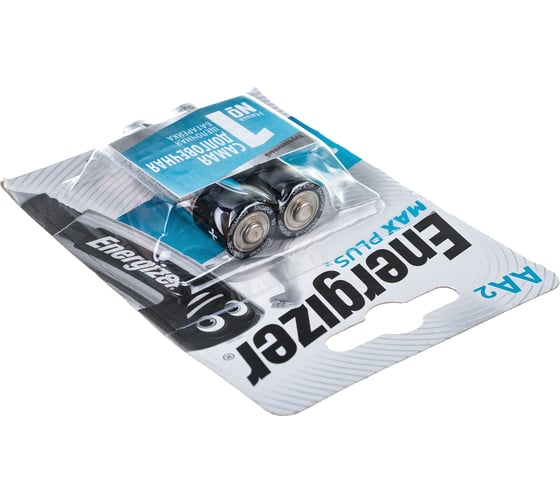 Батарейки Energizer MAX Plus E92/AA 2 шт/бл Alkaline 7638900423198