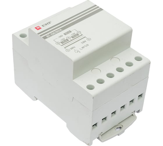Звонковый модульный трансформатор EKF BT-230В/12-12В 30ВА PROxima bt-230/30va