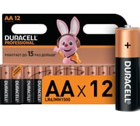 Щелочные батарейки Duracell, Professional АА, 12шт Б0023832