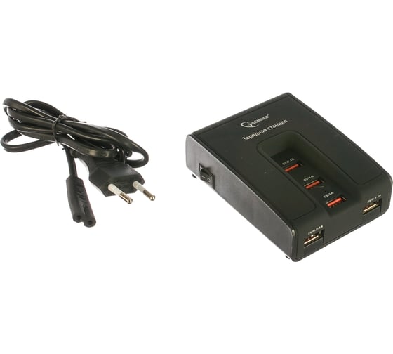 Gembird Зарядная станция 220V-5V USB 5 портов, 5A суммарно MP3A-PC-02