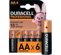 Щелочные батарейки Duracell, Professional АА, 6шт Б0023834