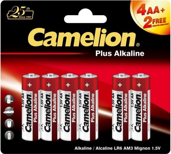 Щелочная батарейка Camelion LR6-BP2 Plus 14113 1