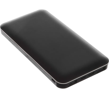 Портативный аккумулятор Гарнизон 10000 мА/ч 2 USB type-c lightning 2.4 A черный GPB-710