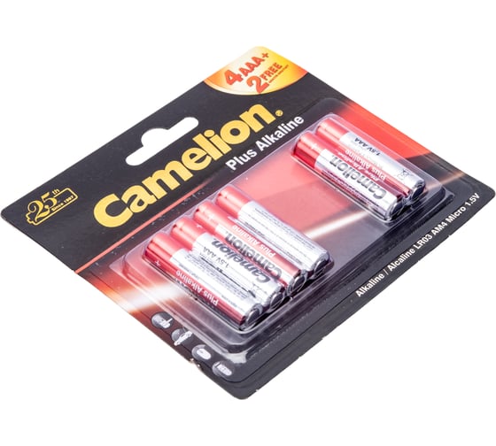 Батарейка Camelion 1.5В LR03 Plus Alkaline 14112