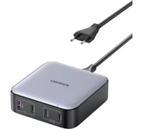 Зарядное устройство Ugreen CD328 Nexode 100W 1*USB-A+3*USB-C Desktop Fast Charger. Цвет: серый 90928