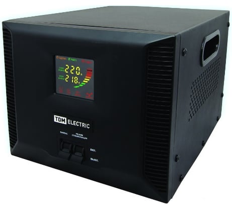 Стабилизатор напряжения TDM ELECTRIC СНР1-1-8 кВА электронный переносной SQ1201-0007