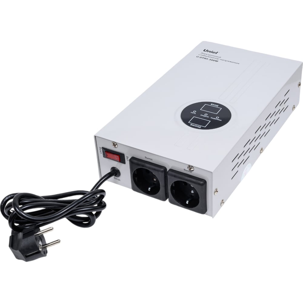 Стабилизатор напряжения ультратонкий Uniel U-DTRS-500W UL-00010576 ...