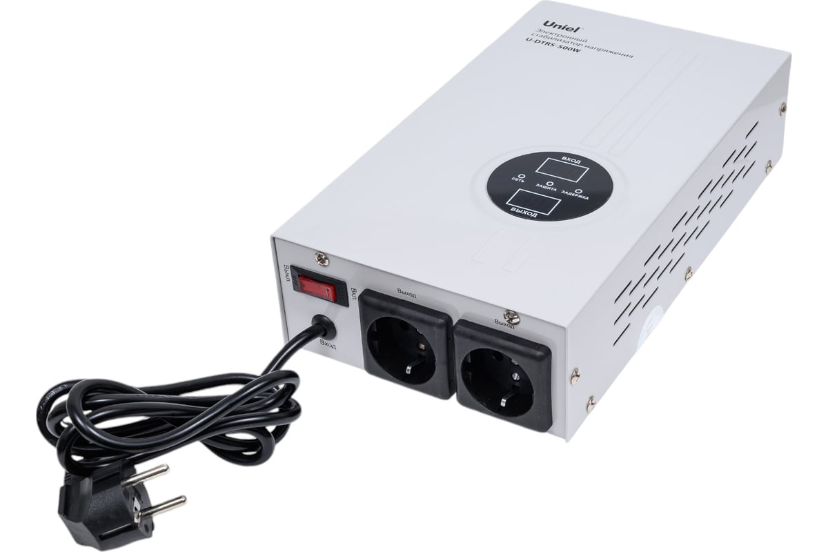 Стабилизатор напряжения ультратонкий Uniel U-DTRS-500W UL-00010576 ...