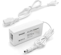 Блок питания APEYRON 12В, 20 Вт, IP44, 1,6 А, разъем 2,5х5,5мм, пластик, 78х49х33мм 03-43