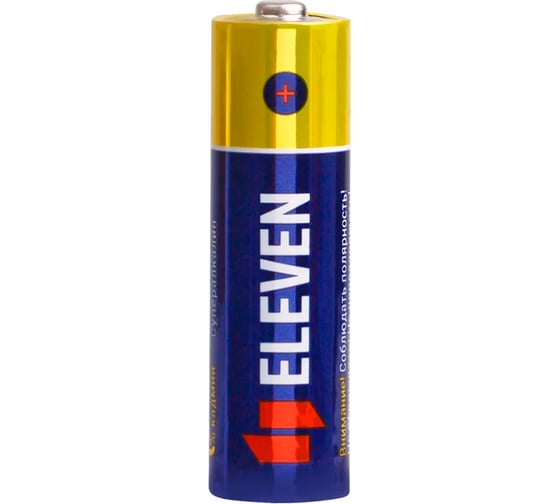 Батарейка Eleven SUPER AA LR6 алкалиновая, BC4 301756