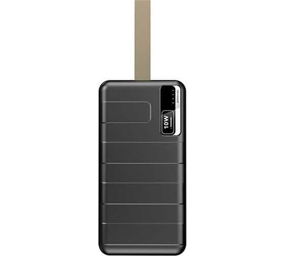 Портативное зарядное устройство QUMO PowerAid 30000mAh, T6000, цвет черный, MicroUSB+Type-C 42792