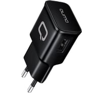 Сетевое зарядное устройство QUMO Energy Charger 001, 1 USB, 1A, черный 30503