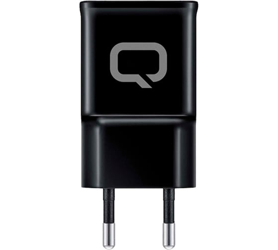 Сетевое зарядное устройство QUMO Energy Charger 001, 1 USB, 1A, черный 30503