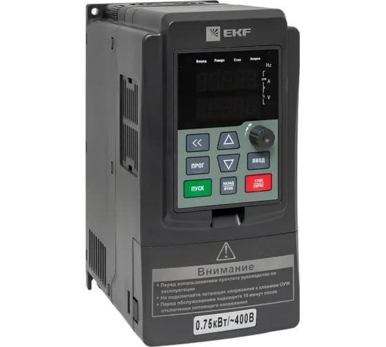 Преобразователь частоты EKF 0,75/1,5кВт 3х400В VECTOR-100 PROxima VT100-0R7-3B