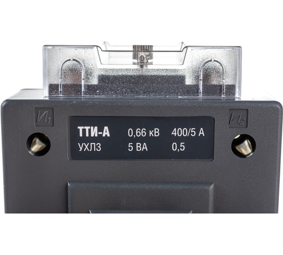 Трансформатор IEK ТТИ-А 400/5А 5ВА, класс точности 0.5, ИЭК ITT10-2-05-0400