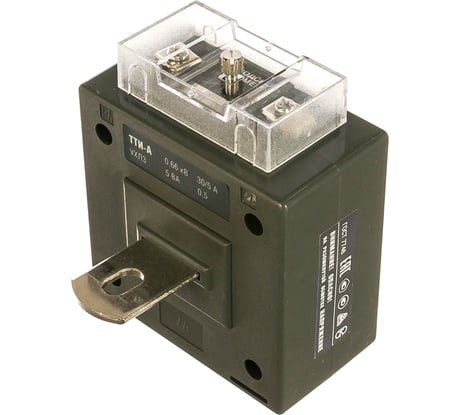 Трансформатор IEK ТТИ-А 30/5А 5ВА, класс точности 0.5, ИЭК ITT10-2-05-0030