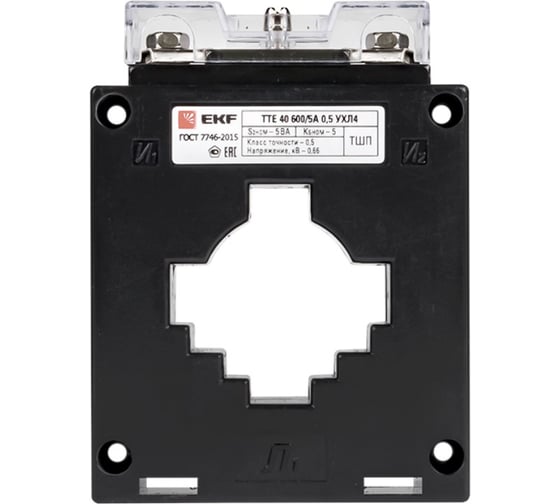 Трансформатор тока EKF ТТЕ-40-300/5А класс точности 0,5 PROxima SQtte-40-300