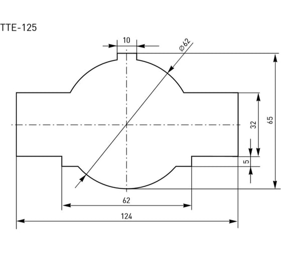 Трансформатор тока EKF ТТЕ-125-4000/5А класс точности 0,5S PROxima tte-125-4000-0.5S