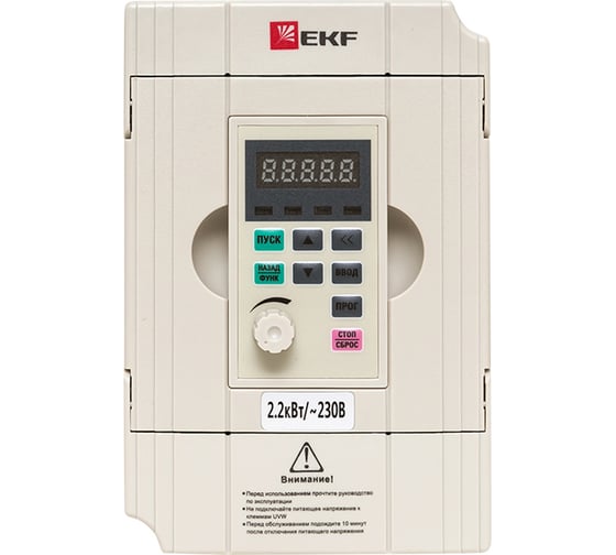 Преобразователь частоты EKF 2,2/4кВт, 1х230В, VECTOR-100, PROxima VT100-2R2-1B