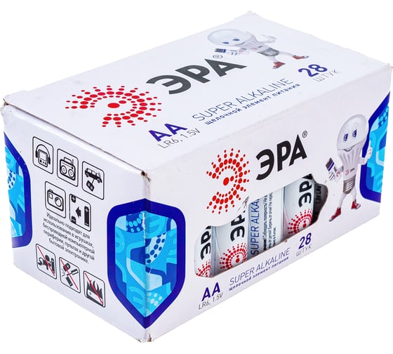 Элемент питания ЭРА LR628, box Б0002910