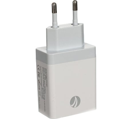 Зарядное устройство VCOM 2 порта AC /EU Plug 100-220V/ - USB, IC CA-M050