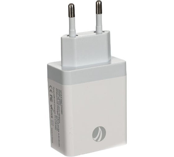 Зарядное устройство VCOM 2 порта AC /EU Plug 100-220V/ - USB, IC CA-M050 1