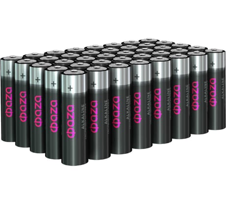 Батарейка ФАZА Элемент питания алкалиновый AAA/LR03 1.5В Alkaline Pack-40 (уп.40шт) 5023024