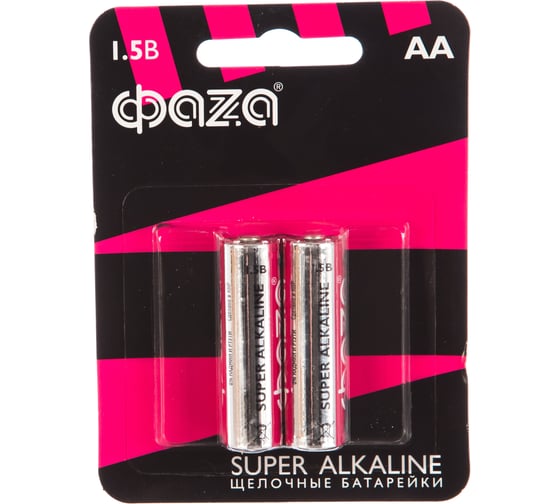 Алкалиновая батарейка ФАZА LR 6 Super Alkaline BL-2 2858443 1