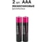 Батарейка Элемент питания алкалиновый AAA/LR03 1.5В Super Alkaline BL-2 ФАZА (упаковка 2 шт) 2858474 2