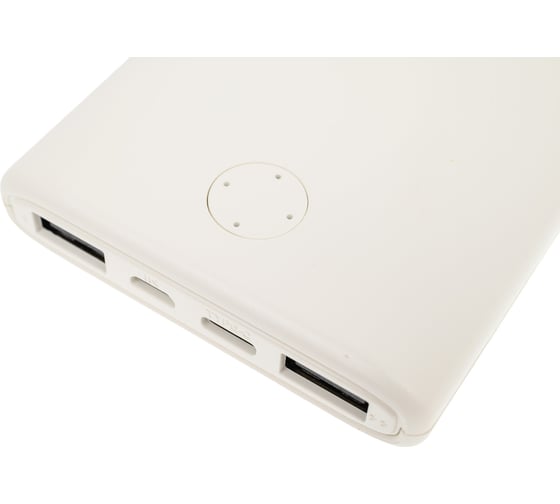 Внешний аккумулятор More Choice Повербанк 10000 mAh powerbank белый PB11-10 White