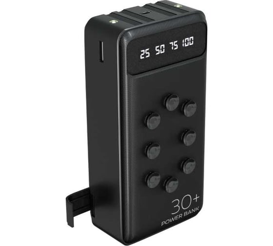 Внешний аккумулятор для телефона More Choice повербанк 30000, PB42S PB42S-30 Black