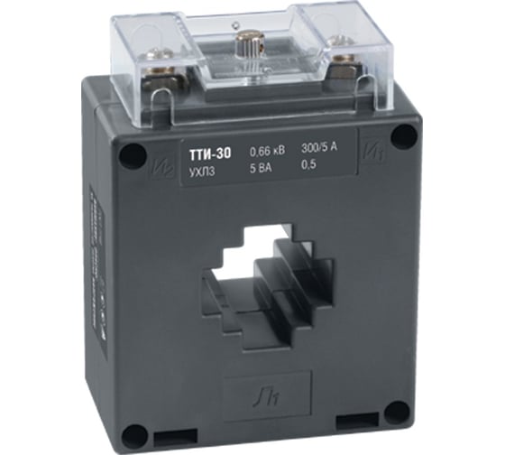 Трансформатор IEK ТТИ-30, 250/5А, 5ВА, класс точности 0.5S, ИЭК, ITT20-3-05-0250 1