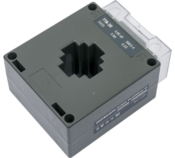 Трансформатор IEK ТТИ-30, 300/5А, 5ВА, класс точности 0.5S, ИЭК, ITT20-3-05-0300