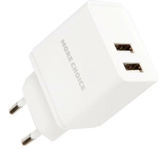 Сетевое зарядное устройство для телефона NC44a More Choice NC44a White