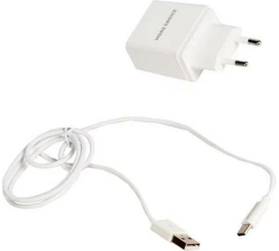 Сетевое зарядное устройство для телефона NC44a More Choice NC44a White