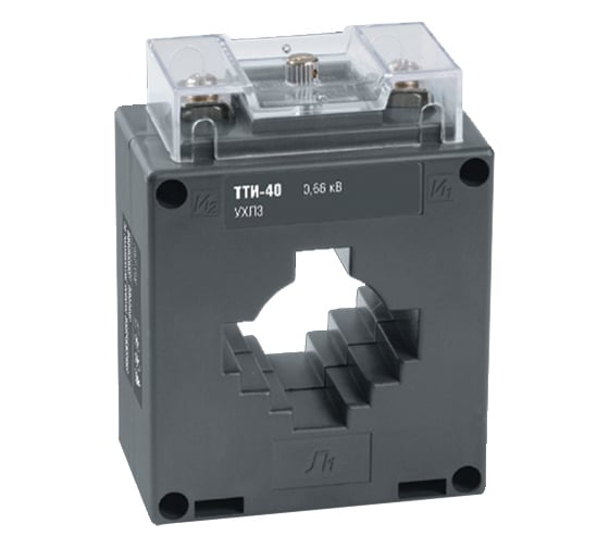 Трансформатор тока IEK ТТИ-40 400/5, класс 0.5S, 5ВА, без шины ITT30-3-05-0400