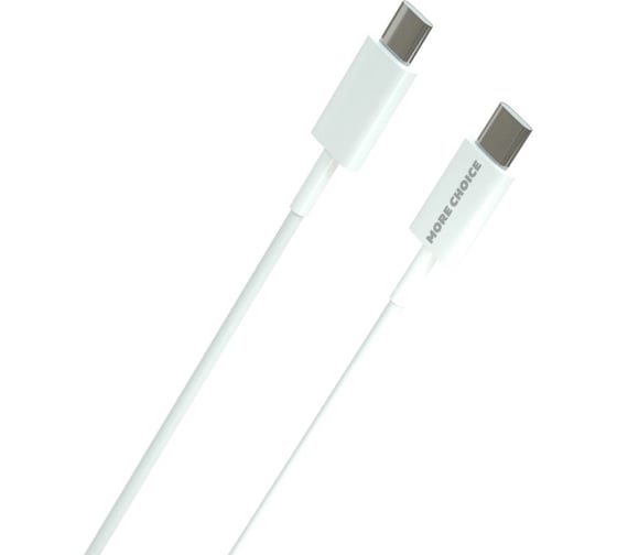 Зарядное устройство для телефона More Choice быстрая зарядка Type-C NC60a White