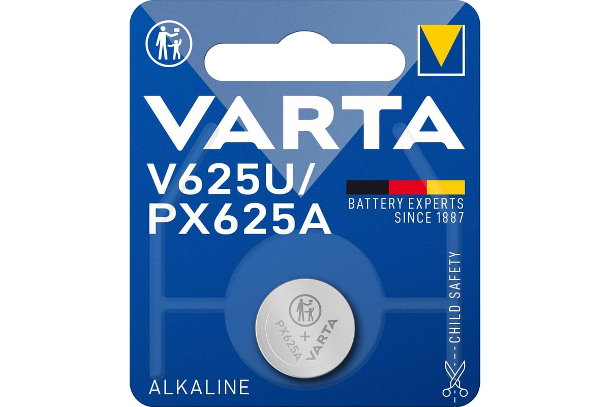 Батарейка Varta LR9/625, BL1, Alkaline, 1.55V 04626101401 - выгодная цена,  отзывы, характеристики, фото - купить в Москве и РФ