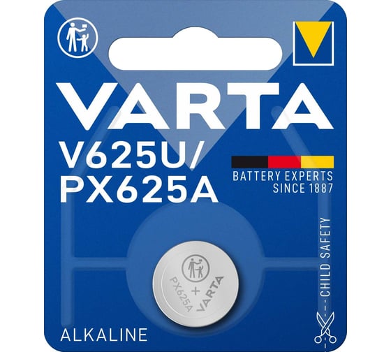 Батарейка Varta LR9/625, BL1, Alkaline, 1.55V 04626101401 1