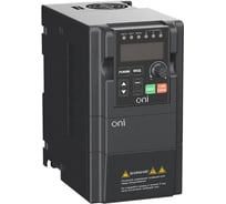 Преобразователь частоты ONI A150, 220В, 1ф, 0.75кВт, 5А, встроенный тормозной модуль A150-21-075HT
