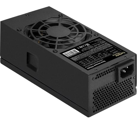 Блок питания ExeGate 450W, TPS450 TFX, 8cm fan, 24pin, 4+4pin, PCI-E, 3xSATA, 2xIDE, black 292228