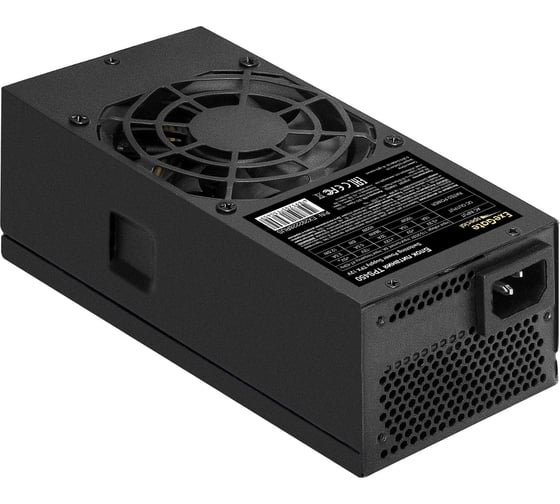 Блок питания ExeGate 450W, TPS450 TFX, 8cm fan, 24pin, 4+4pin, PCI-E, 3xSATA, 2xIDE, black 292228 1