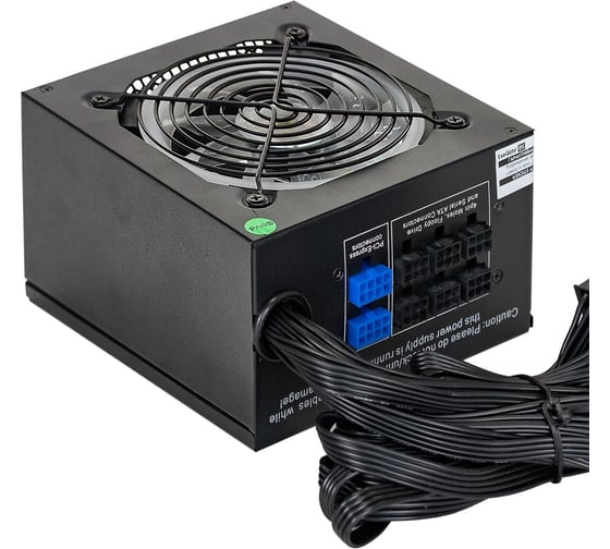 Блок питания ExeGate 800W EVO800 ATX, APFC, КПД 80% 80 PLUS, SC, 12cm RGB fan, 24pin, 2x4+4pin, 2xPCI-E, 6xSATA, 3xIDE, Cable Management, black, кабель 220V 290145