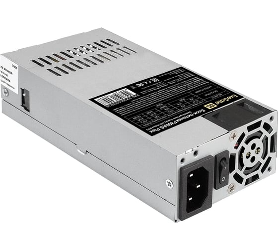 Блок питания ExeGate 300W F300AS Flex ATX, for ITX case, APFC, КПД 80% 80 PLUS, 4cm fan, 24pin, 4+4pin, PCI-E, 3xSATA, 2xIDE 292230