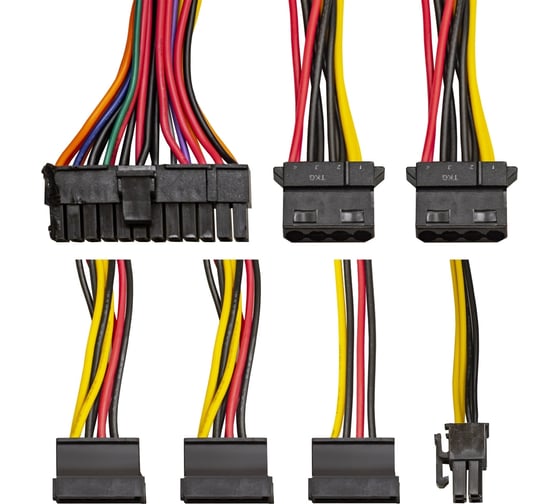 Блок питания ExeGate 350W XP350 ATX, PC, 12cm fan, 24pin, 4pin, 3xSATA, 2xIDE, black, кабель 220V в комплекте 284673