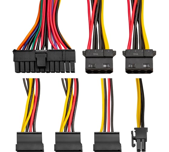 Блок питания ExeGate 350W UNS350 ATX, 12cm fan, 24pin, 4pin, 3xSATA, 2xIDE 261566