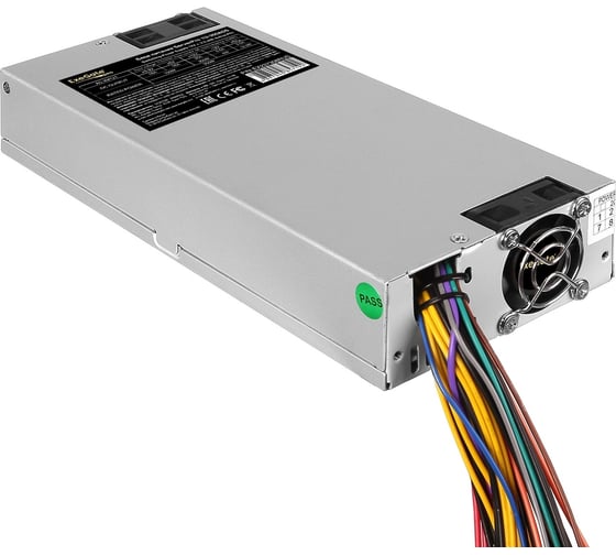 Серверный БП ExeGate 350W ServerPRO-1U-350ADS 1U, APFC, КПД 80% 80 PLUS, 2x4cm fans, 24pin, 4+4pin, PCI-E, 4xSATA, 2xIDE 237308 1