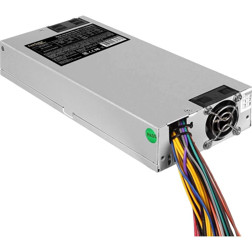 Серверный БП ExeGate 500W ServerPRO-1U-500ADS 1U, APFC, КПД 80% 80 PLUS ...